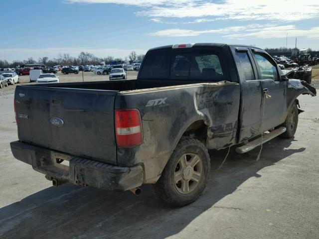 1FTRX14W38FB69686 - 2008 FORD F150 BLACK photo 4