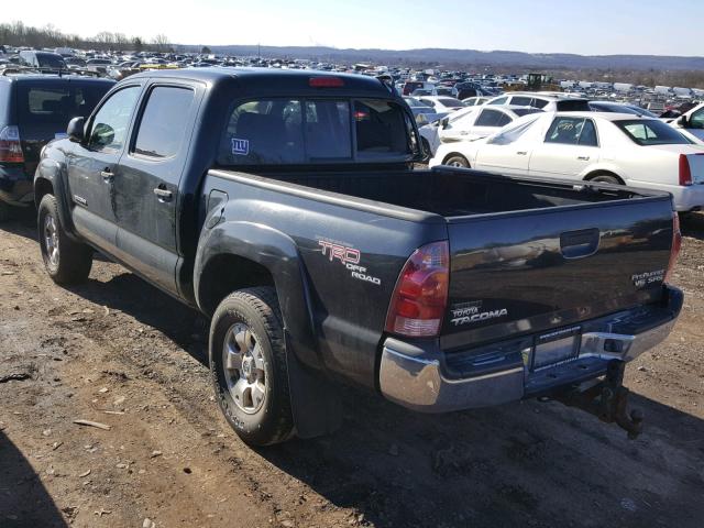 5TEJU62N37Z328723 - 2007 TOYOTA TACOMA DOU BLACK photo 3