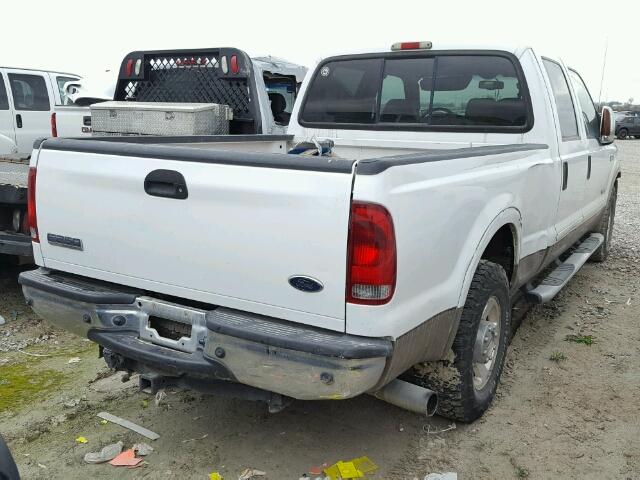 1FTSW20P56EA11796 - 2006 FORD F250 SUPER WHITE photo 4