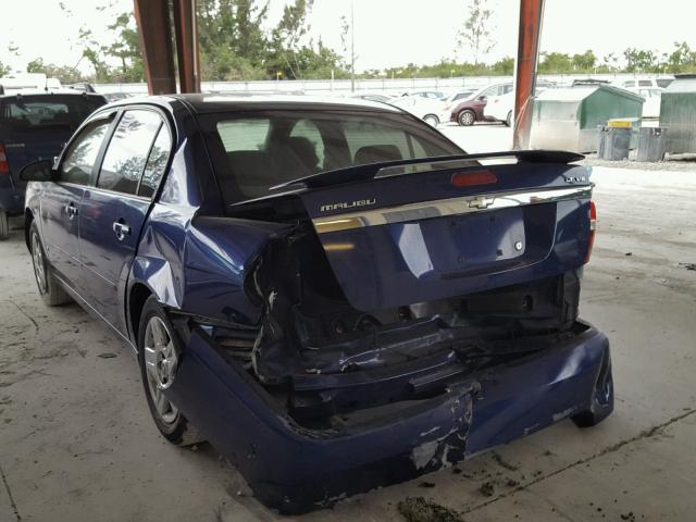 1G1ZT57N17F162488 - 2007 CHEVROLET MALIBU LT BLUE photo 3