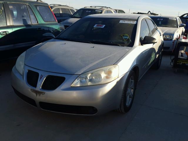 1G2ZG58NX74205431 - 2007 PONTIAC G6 BASE SILVER photo 2