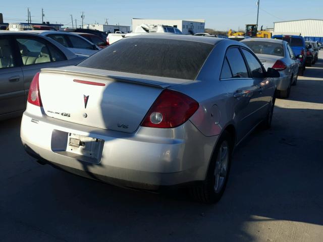 1G2ZG58NX74205431 - 2007 PONTIAC G6 BASE SILVER photo 4