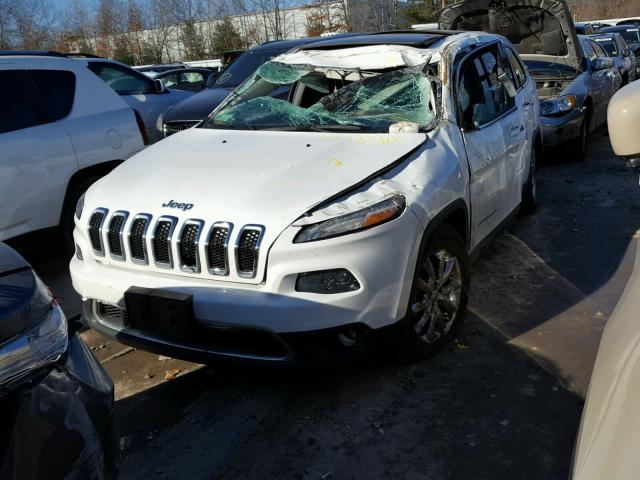 1C4PJMDB7FW704670 - 2015 JEEP CHEROKEE L WHITE photo 2