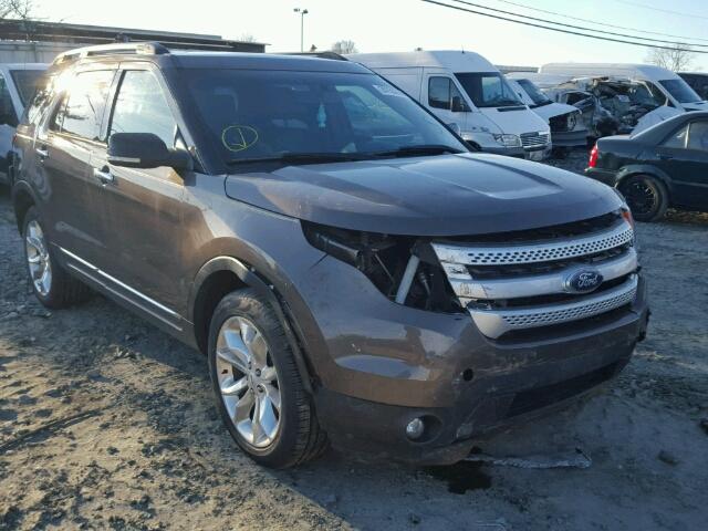 1FM5K8D86FGA92290 - 2015 FORD EXPLORER X BROWN photo 1