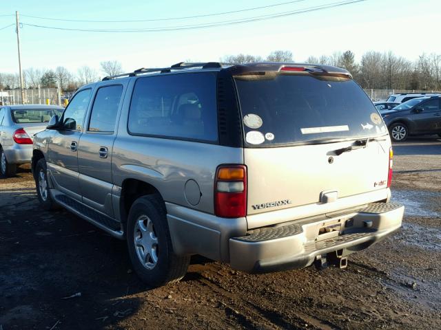 1GKFK66U53J138346 - 2003 GMC YUKON XL D BEIGE photo 3