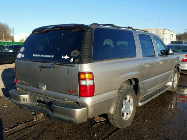 1GKFK66U53J138346 - 2003 GMC YUKON XL D BEIGE photo 4