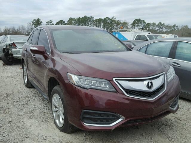 5J8TB3H32GL013480 - 2016 ACURA RDX BASE MAROON photo 1