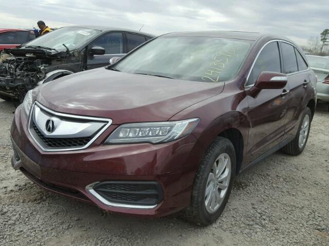 5J8TB3H32GL013480 - 2016 ACURA RDX BASE MAROON photo 2