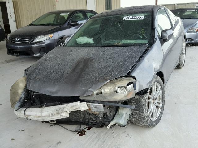 JH4DC54886S019087 - 2006 ACURA RSX GRAY photo 2