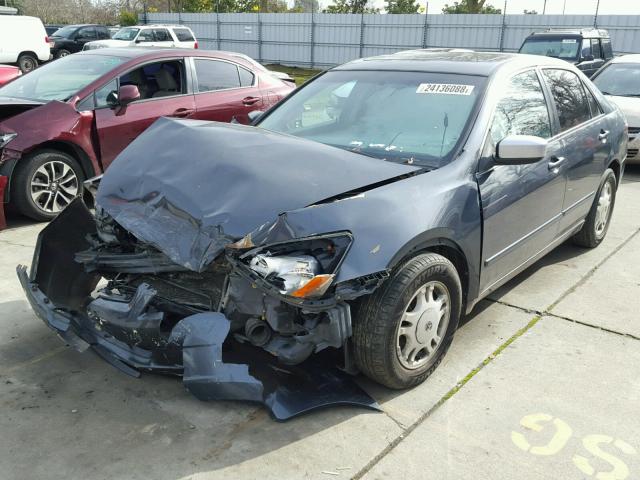 1HGCM66544A077818 - 2004 HONDA ACCORD EX GRAY photo 2