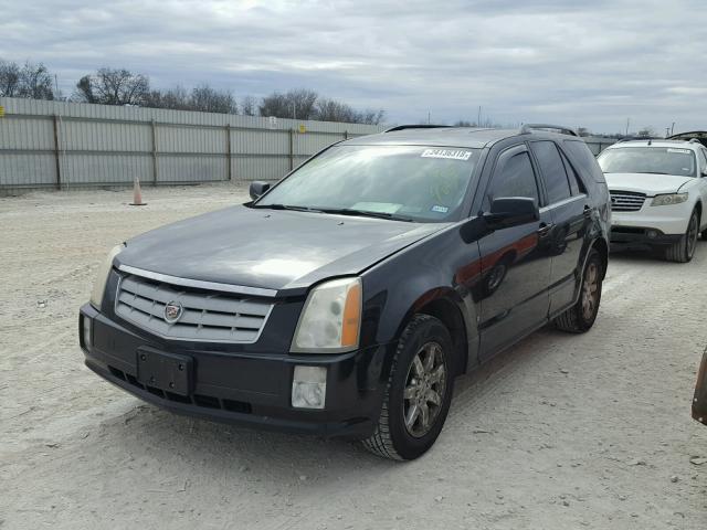 1GYEE637580125407 - 2008 CADILLAC SRX BLACK photo 2