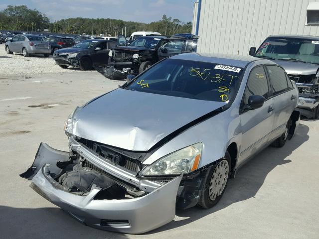 1HGCM56127A209177 - 2007 HONDA ACCORD VAL SILVER photo 2