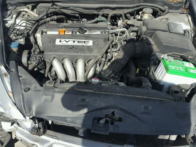 1HGCM56127A209177 - 2007 HONDA ACCORD VAL SILVER photo 7