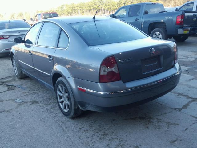 WVWPD63B84E036126 - 2004 VOLKSWAGEN PASSAT GLS SILVER photo 3