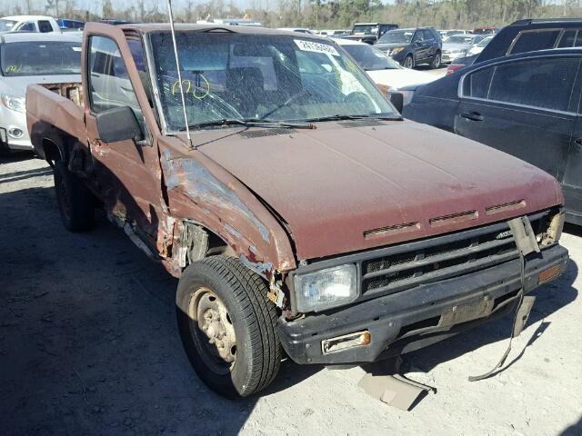 1N6ND11S9JC392425 - 1988 NISSAN D21 SHORT MAROON photo 1