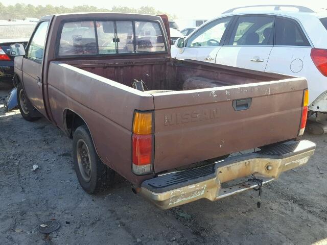 1N6ND11S9JC392425 - 1988 NISSAN D21 SHORT MAROON photo 3