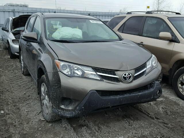 2T3ZFREV0DW020345 - 2013 TOYOTA RAV4 LE BROWN photo 1