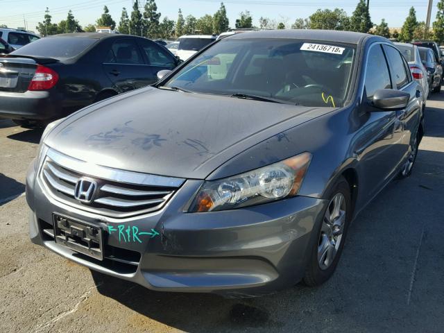 1HGCP2F62BA123314 - 2011 HONDA ACCORD SE GRAY photo 2