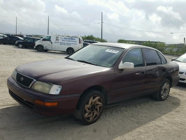 4T1BF12B0VU143814 - 1997 TOYOTA AVALON XL BURGUNDY photo 2