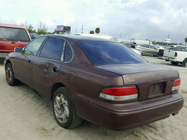 4T1BF12B0VU143814 - 1997 TOYOTA AVALON XL BURGUNDY photo 3