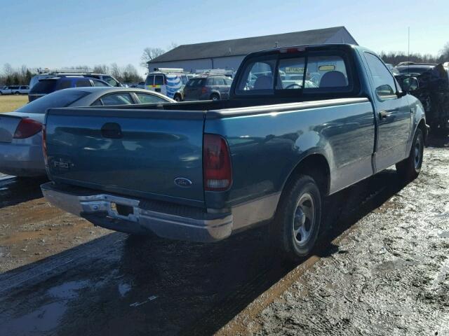 1FTDF1722VNB96062 - 1997 FORD F150 GREEN photo 4