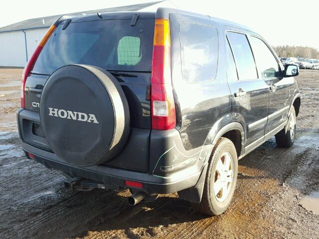 SHSRD78833U112367 - 2003 HONDA CR-V EX BLACK photo 4