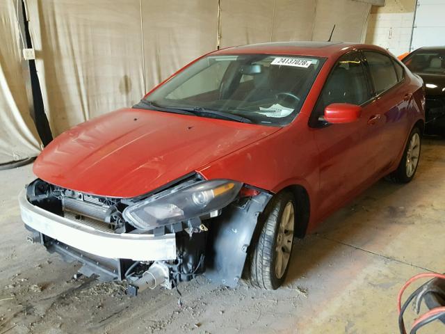 1C3CDFBA9DD335058 - 2013 DODGE DART SXT RED photo 2