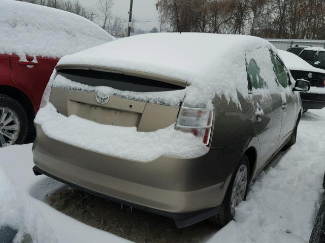 JTDKB20U477558128 - 2007 TOYOTA PRIUS BEIGE photo 4