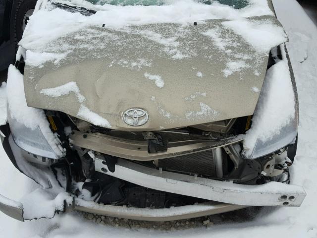 JTDKB20U477558128 - 2007 TOYOTA PRIUS BEIGE photo 7