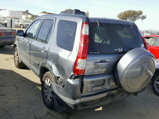 JHLRD78906C020802 - 2006 HONDA CR-V SE GRAY photo 3