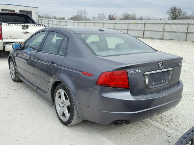 19UUA66246A076710 - 2006 ACURA 3.2TL GRAY photo 3