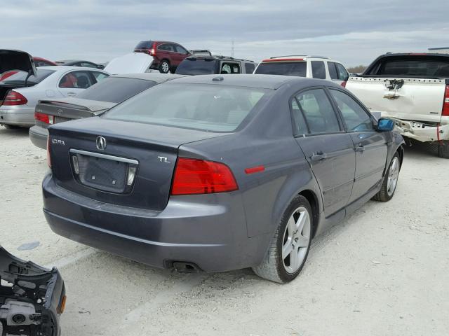 19UUA66246A076710 - 2006 ACURA 3.2TL GRAY photo 4