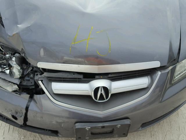 19UUA66246A076710 - 2006 ACURA 3.2TL GRAY photo 7