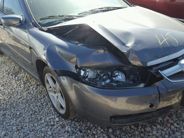 19UUA66246A076710 - 2006 ACURA 3.2TL GRAY photo 9