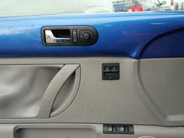 3VWCC21C4XM444916 - 1999 VOLKSWAGEN NEW BEETLE 蓝色 照片 9