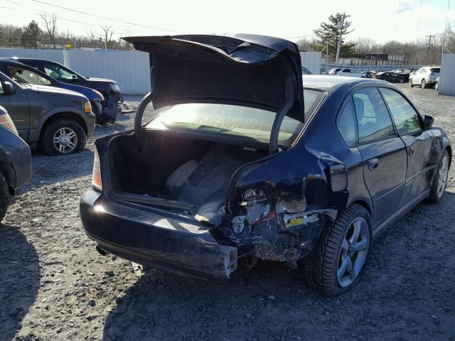 4S3BL626667200885 - 2006 SUBARU LEGACY 2.5 BLUE photo 4