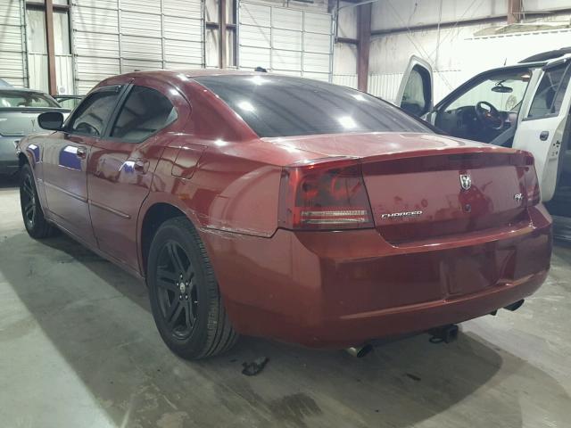 2B3KA53H76H177008 - 2006 DODGE CHARGER R/ MAROON photo 3