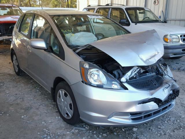 JHMGE8H31DC034447 - 2013 HONDA FIT SILVER photo 1