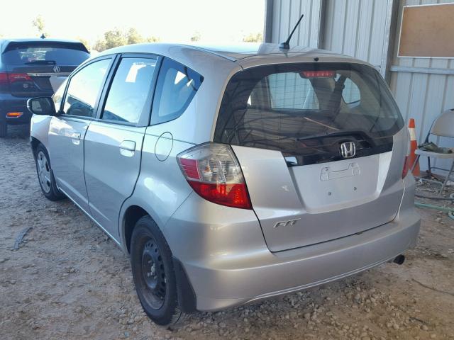 JHMGE8H31DC034447 - 2013 HONDA FIT SILVER photo 3