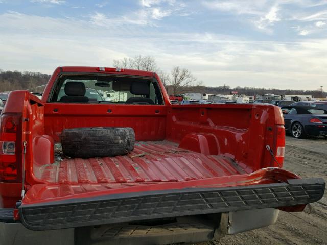 1GCNKPEA2CZ154106 - 2012 CHEVROLET SILVERADO RED photo 9