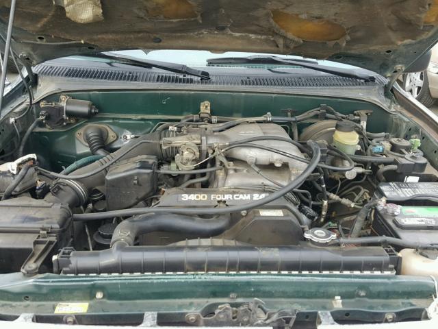 4TAWN72N9XZ413422 - 1999 TOYOTA TACOMA XTR GREEN photo 7