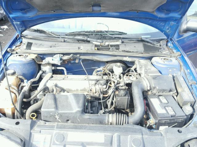 1G1JC12F437383254 - 2003 CHEVROLET CAVALIER BLUE photo 7