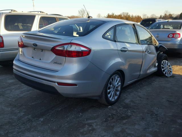 3FADP4BJ6EM150568 - 2014 FORD FIESTA SE SILVER photo 4