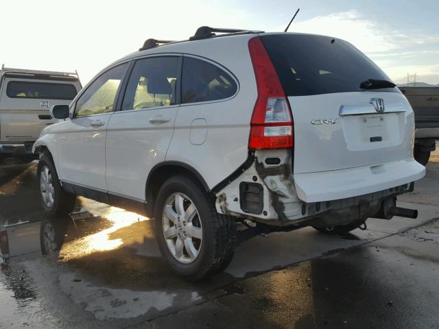 JHLRE48727C071097 - 2007 HONDA CR-V EXL WHITE photo 3