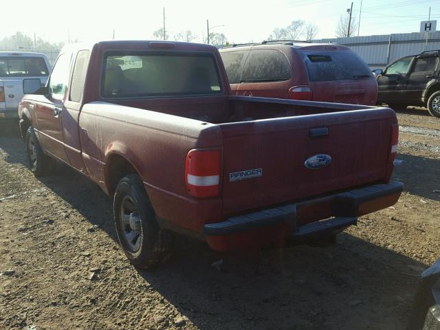 1FTYR44E68PB13282 - 2008 FORD RANGER SUP RED photo 3