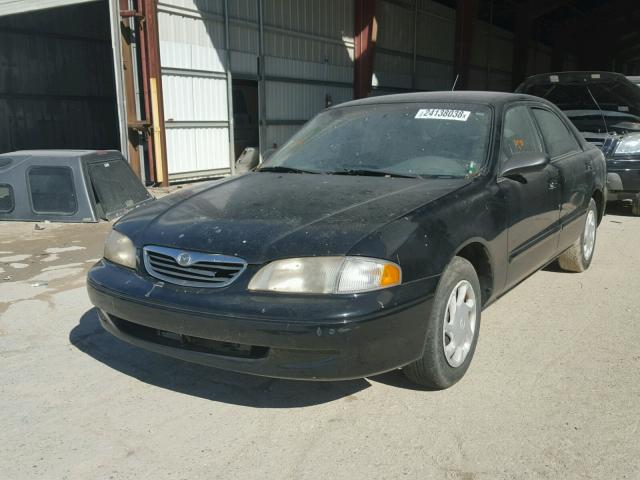 1YVGF22CXW5751452 - 1998 MAZDA 626 DX BLACK photo 2