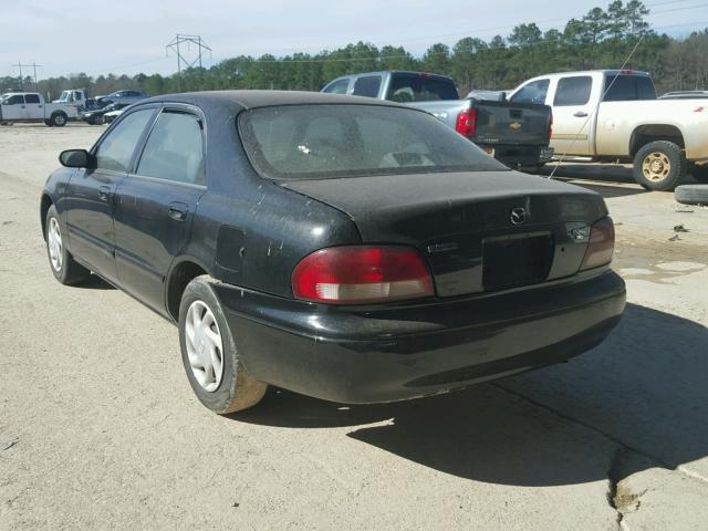 1YVGF22CXW5751452 - 1998 MAZDA 626 DX BLACK photo 3