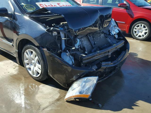 3N1AB6AP4CL658718 - 2012 NISSAN SENTRA 2.0 BLACK photo 9