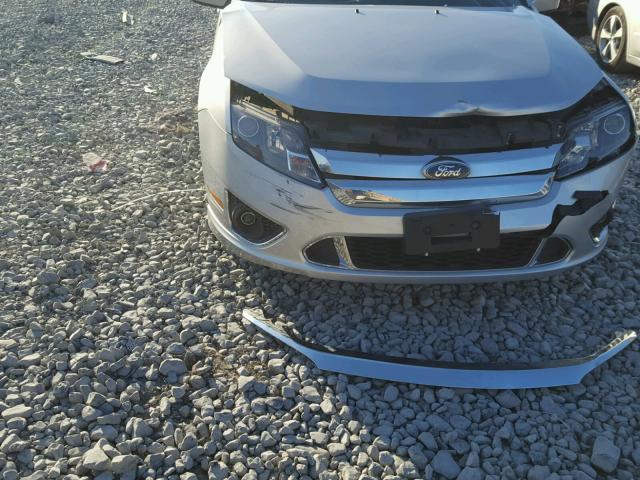 3FAHP0DC0AR400246 - 2010 FORD FUSION SPO SILVER photo 9