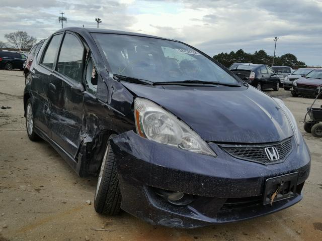 JHMGE88479S075624 - 2009 HONDA FIT SPORT BLUE photo 1